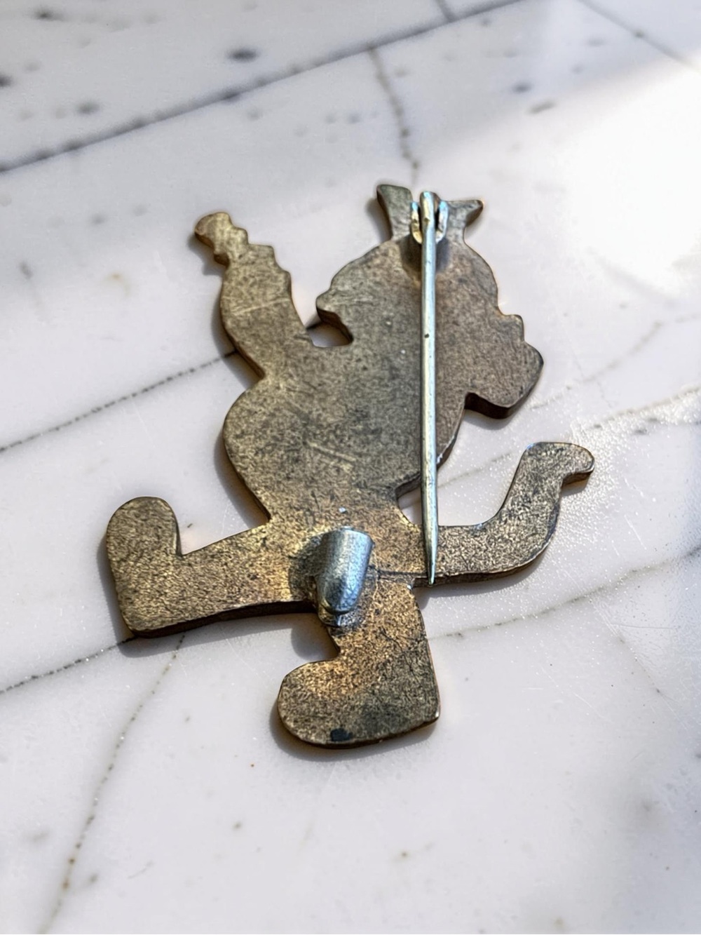 Krazy Kat Enamel Cartoon Cat Brooch - Picture 2 of 3